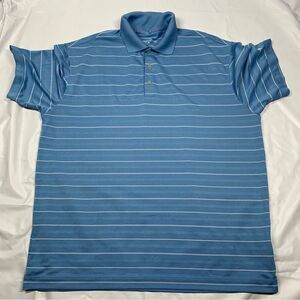 Nike Golf Dri-Fit Strip Men Polo Shirt Size Large